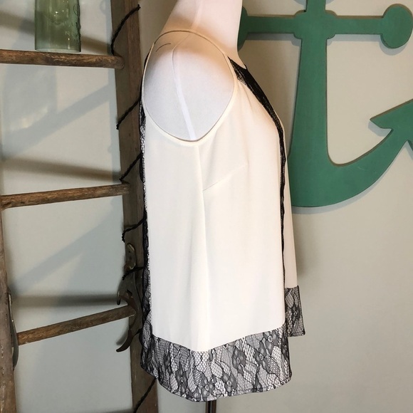 Creative Commune black lace detail top - Picture 3 of 6